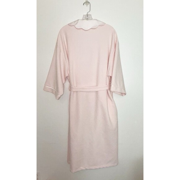 Lenora by Dina Yano Pink Cotton Robe Size Small - Picture 7 of 8
